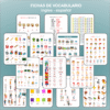 FICHAS DE VOCABULARIO INGLES - ESPAÑOL