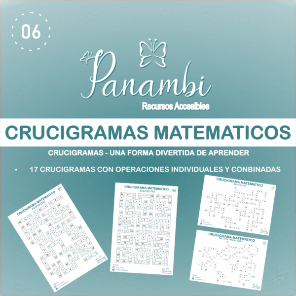 crucigramas matematicos