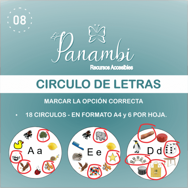 circulo de letras